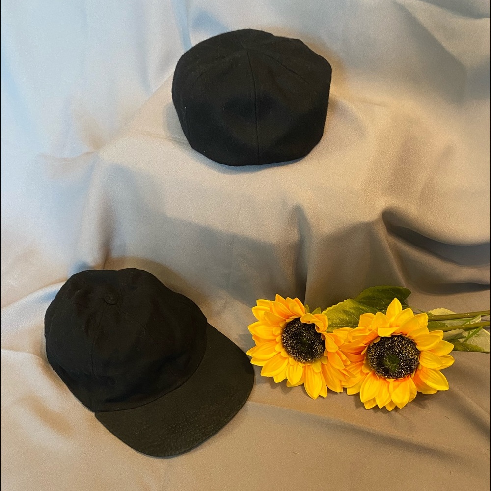 Black Wool Baseball Hats